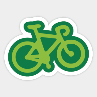 Green Bike Sticker